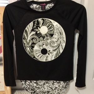 Yin-Yang Printed Tee
